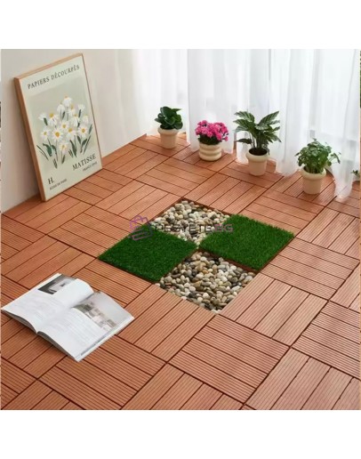 Декинг плочи WPC светло кафяви